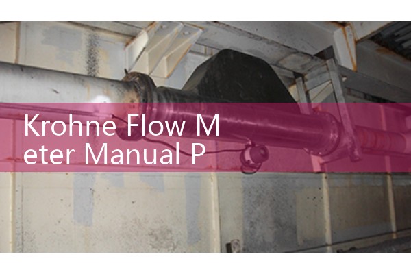 Krohne Flow Meter Manual PDF Free Download: Technical Instrument Document Library
